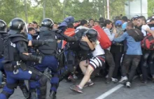 Dantejskie sceny w Chorwacji. Imigranci starli się z policją.
