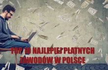 Ile zarabiają Polacy? TOP 10 najlepiej płatnych zawodów