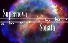 Muzyka Supernowych. Wygenerowana muzyka na bazie obs. astronomicznych