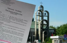 Skandaliczne ogłoszenie parafialne z Warszawy