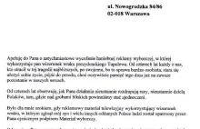 List ojca Sebastiana Karpiniuka do Jarosława Kaczyńskiego