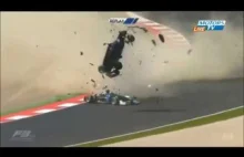 Spektakularny wypadek w Formule 3