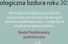 Biologiczna Bzdura Roku 2016 #10 depresja