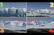 MASYWNE zawalenie się lodowca przyłapane na kamerze (Ilulissat, Grenlandia)