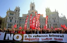 500 tys hiszpańskich lewaków protestuje na ulicach. Bo prawicowy rząd chce...