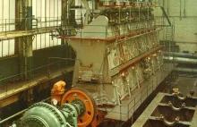 Produkcja silników okrętowych w stoczni Doxford ~ 1958 rok