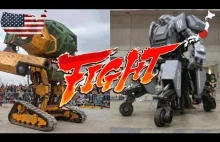 Pierwsza w historii walka ogromnych mechów USA vs Japonia - MegaBot VS Kuratas