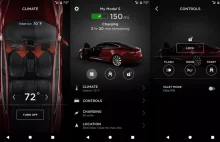 Tesla odświeża aplikację mobilną
