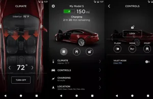 Tesla odświeża aplikację mobilną