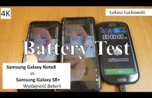 Samsung Galaxy Note8 vs Samsung Galaxy S8+ | Battery Test