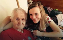 23letnia Justyna zrezygnowała z beztroskiego życia,aby zająć się chorą babcią
