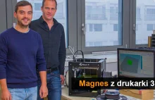Magnes z drukarki 3D