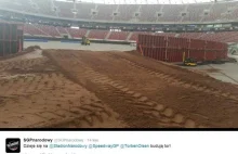 Tor żużlowy na Stadionie Narodowym w Warszawie już gotowy