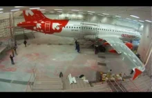 Malowanie Airbusa A320 OLT Express - Timelapse