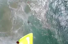 Dron ratuje dwóch surferów. W dwie minuty przeleciał 700 metrów