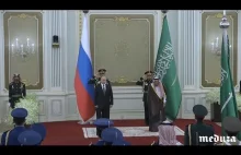 Rosyjski hymn w wersji saudyjskiej. Mina Putina mówi wszystko :)