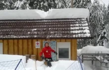 Sposób na oczyszczenie dachu z śniegu
