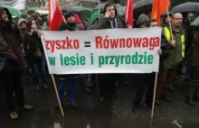 Kolejny "spontaniczny" protest poparcia Szyszki, zaproszenia rozesłała...