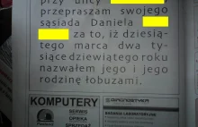 Przeprosiny z klasą!