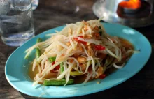 Tajska sałatka z zielonej papai bez papai