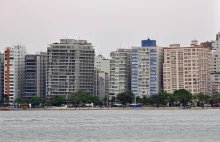 Skrzywione wieżowce w brazylijskim Santos.