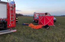 Wypadek na lotnisku w Oleśnicy. Nie żyje motolotniarz.