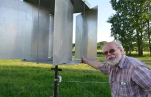 Inżynier z Przeworska skonstruował nietypowy wiatrak, który może dać prąd...