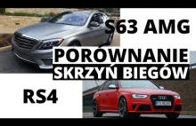Audi RS4 vs Mercedes S63 AMG - porównanie skrzyń biegów
