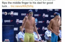 Pływak Condorelli zawsze pokazuje ojcu środkowy palec przed każdym wyścigiem