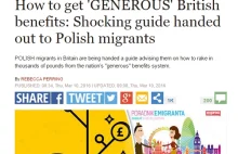 Przewodnik dla Polaków o zasiłkach w UK powodem oburzenia wśród Brytyjczyków!