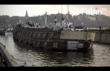 Unikatowe nagranie z wydobycia i renowacji szwedzkiego okrętu Vasa