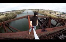 Ekstremalna wspinaczka na most kolejowy