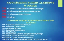 Najważniejsze numery alarmowe w Polsce