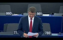 Wystąpienie Mirosława Piotrowskiego w PE