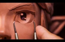 Rzeźbienie szczegół twarzy - SAMOUCZEK