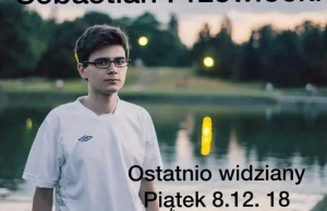 Zaginął Sebastian Przewłocki z Warszawy