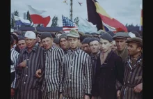 Wyzwolenie obozu koncentracyjnego Dachau w kolorze (UWAGA: drastyczne)
