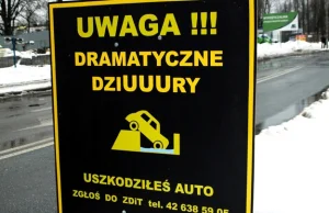 "Uwaga! Dramatyczne dziury"! Społeczna akcja łodzian