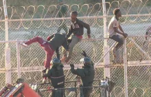 Sześciuset imigrantów sforsowało hiszpańską granicę w Ceucie