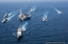 Okręty wojskowe USA płyną w stronę Korei Północnej (VIDEO)