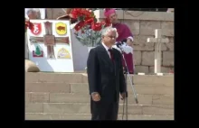 Przemówienie Prezydenta Lecha Kaczyńskiego na Monte Cassino