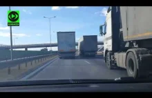 Ciężarówki blokowały...