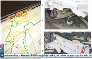 Destrukcja samolotu zaczęła się wcześniej przed przed brzozą