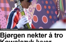 Norweska gazeta nie wierzy w złamaną stopę Kowalczyk