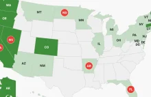 7 kolejnych stanów zalegalizowało marihuane