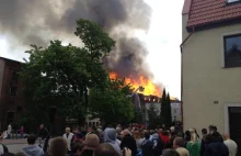 Wielki pożar w Starogardzie Gdańskim.
