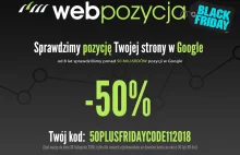 BLACK FRIDAY 2018 WebPozycja.pl