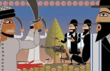 Fajna animacja kto kogo zabijał na terytorium dzisiejszego Izraela