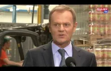 Premier Donald Tusk w Pajęcznie