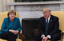President Trump ignores handshake request from Angela Merkel
